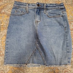 mossimo jean skirt